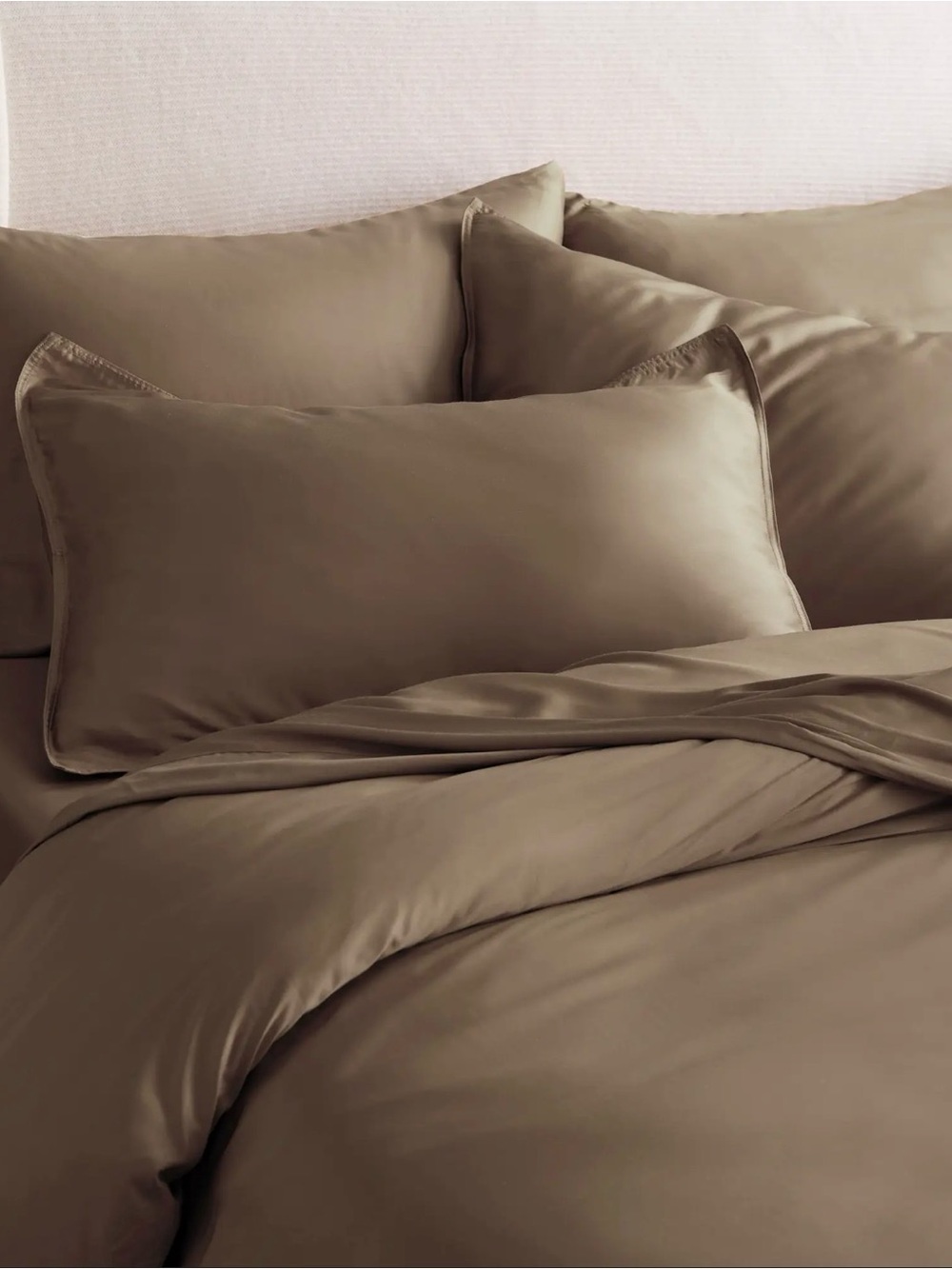 Quince Twin Duvet Cover Set - Walnut - Picture 5 of 7